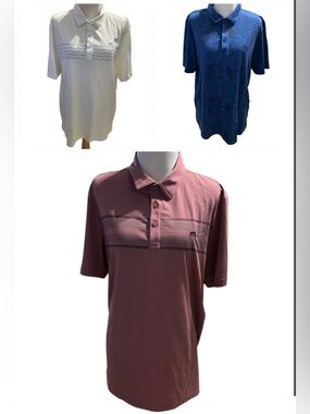 Travis Matthew Golf Polo Shirt Size Large BUNDLE Athletic/Activewear/athleisure